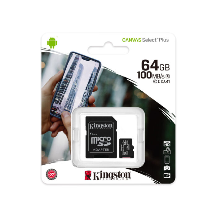 cartão de memória kingston 64gb