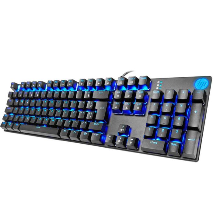 teclado gamer hp,mecâncio, led azul 02