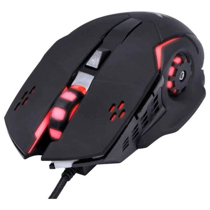 Mouse Gamer Galatica, LED Vermelho, 6 Botões, 2400DPI 02