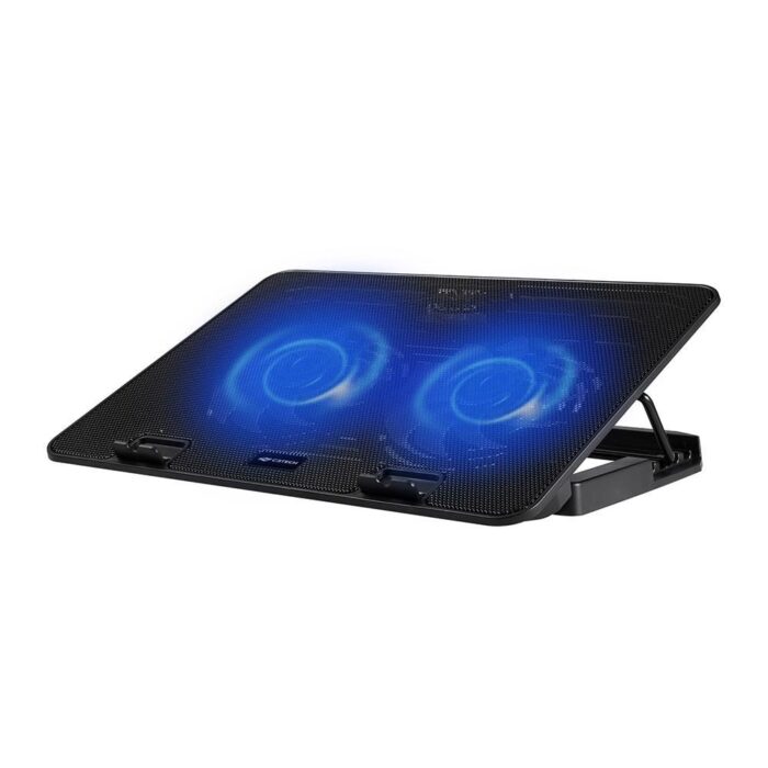 Base para Notebook 15,6p, com 2 Coolers, Led Azul NBC-50BK C3TECH 02