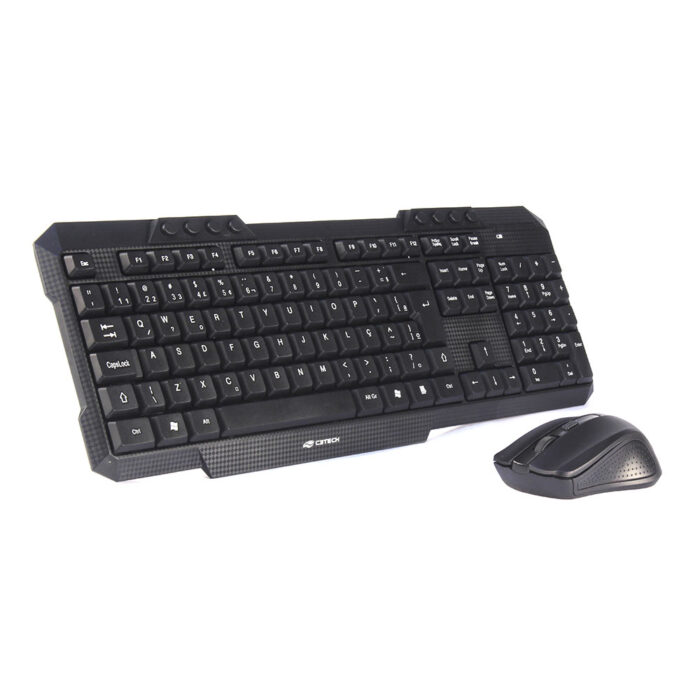 Kit Teclado e Mouse sem fio C3Tech - K-W10BK 01