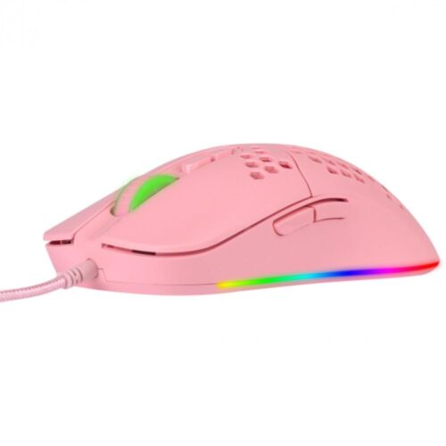 Mouse Gamer VOID, LED RGB, 7 Botões, 7600DPI - Rosa 01