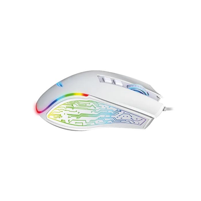 Mouse Gamer Ravage Branco MG-720, 12.800 DPI, 7 Botões, Led RGB 03