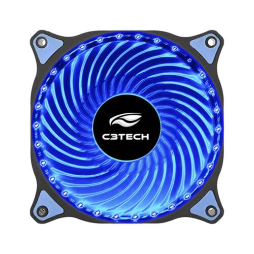 Cooler Fan C3Tech, 120mm, Led Azul, F7130BL 01
