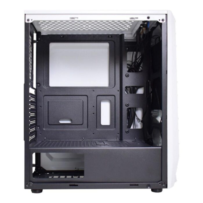 Gabinete Gamer K-mex Jaeger White II CG-W2TJ, Mid-Tower, Vidro Temperado, Fita Led RGB 04