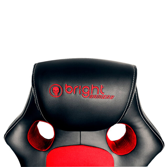 Cadeira Gamer Bright, Preto com Vermelho - 0602 04