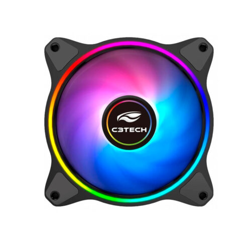 Cooler Fan 120mm C3Tech, Led RGB para Controladora (F7-L250RGB) 01