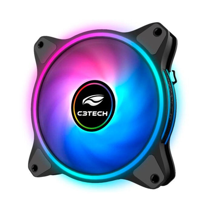 Cooler Fan 120mm C3Tech, Led RGB para Controladora (F7-L250RGB) 02