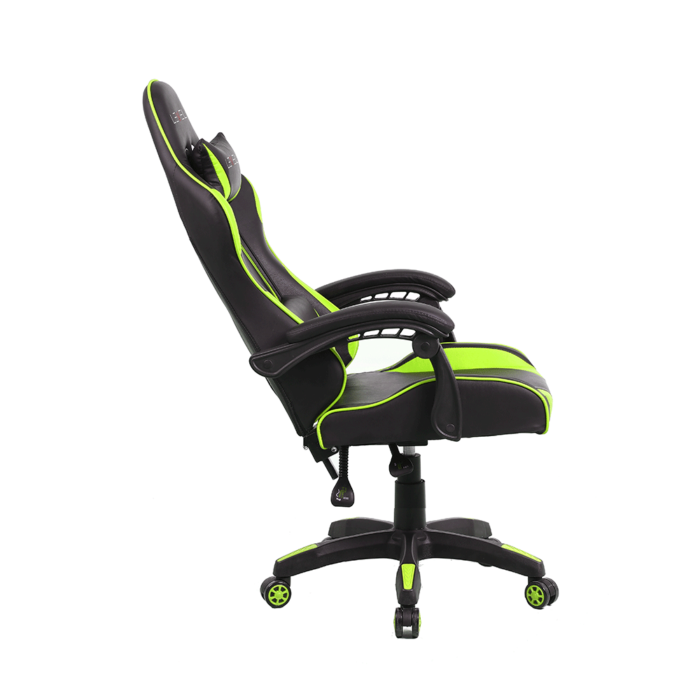Cadeira Gamer Level LV-C01DN, Preto e Verde 03