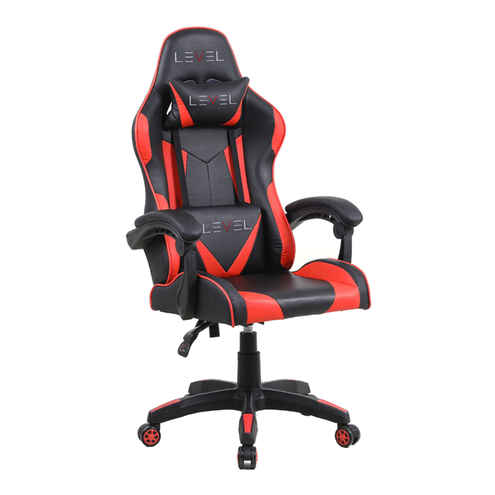 Cadeira Gamer Level LV-C01DN, Preto e Vermelho 02