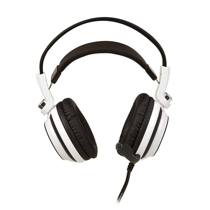 Headset Gamer Knup 7.1 Virtual, com Iluminação USB + P2, Branco e Preto - KP-400 03