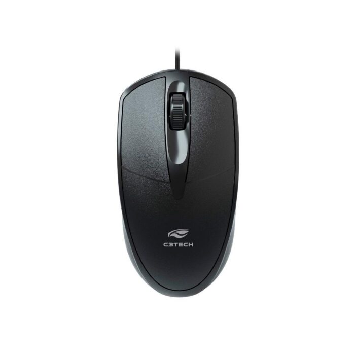 Mouse C3Tech USB com fio, 3 Botões MS-31BK 02