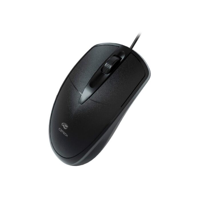 Mouse C3Tech USB com fio, 3 Botões MS-31BK 03