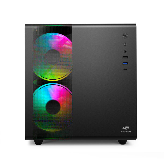 Gabinete C3Tech Aquarius MT-G710BK, Mid Tower, Até 7 Fans 03