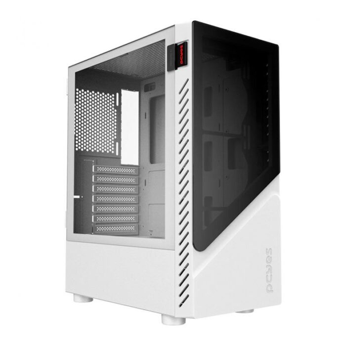 Gabinete Gamer PCYES Set White Ghost, Mid-Tower, Lateral de Vidro, GSWGPBR 01