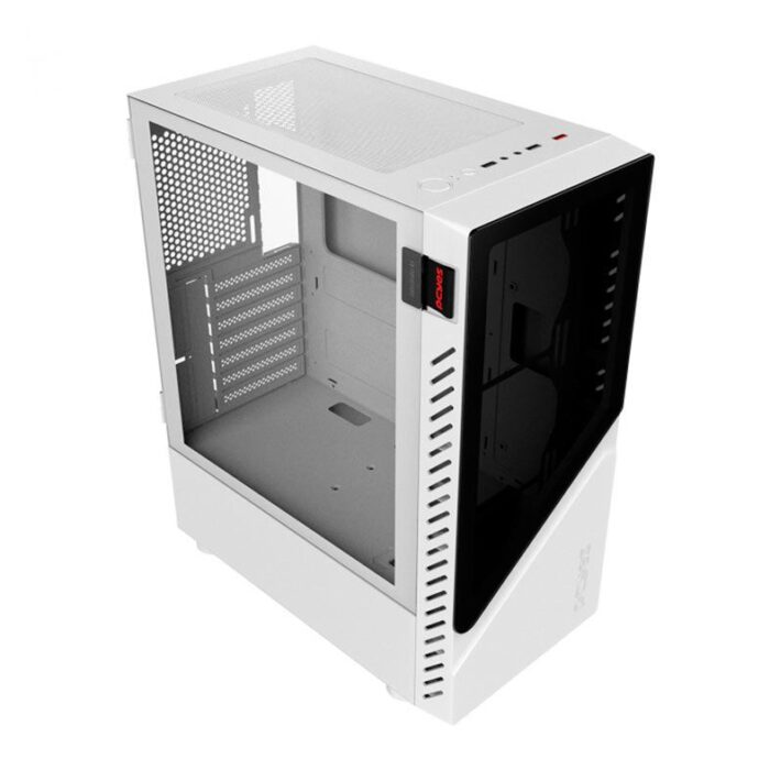 Gabinete Gamer PCYES Set White Ghost, Mid-Tower, Lateral de Vidro, GSWGPBR 02