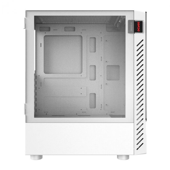 Gabinete Gamer PCYES Set White Ghost, Mid-Tower, Lateral de Vidro, GSWGPBR 03