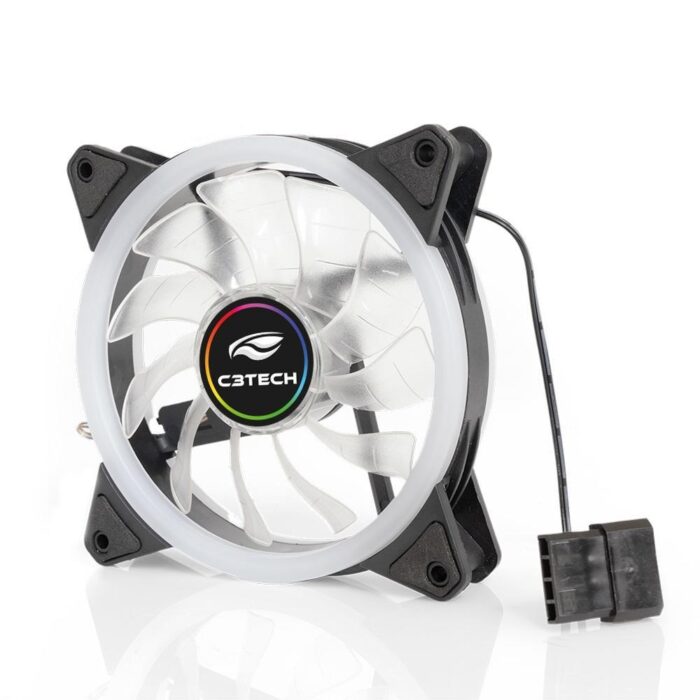 Cooler Fan C3Tech, 120mm, Led Muti Colorido, F11-L150M 02