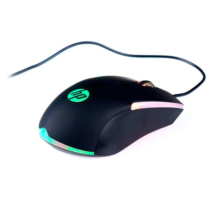 Mouse Gamer HP, USB, 1000 DPI, RGB, Preto - M160 03