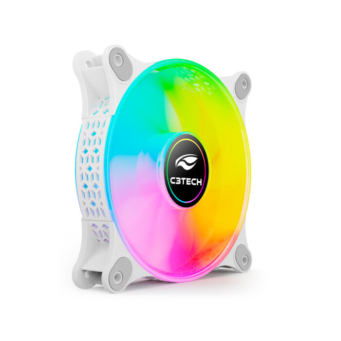 Cooler Fan 120mm, Led RGB F9-L160WH C3Tech Gaming 02