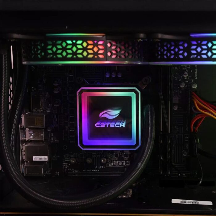 Water Cooler 240mm, Led RGB, FC-W240RGB C3Tech Gaming 03