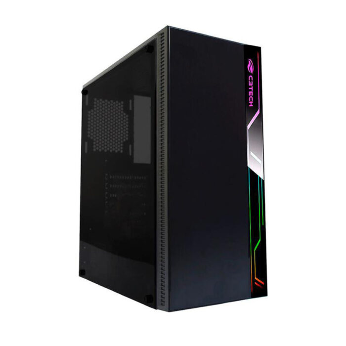 Gabinete Gamer MT-G400BK, Mid Tower, Acrílico Lateral 01