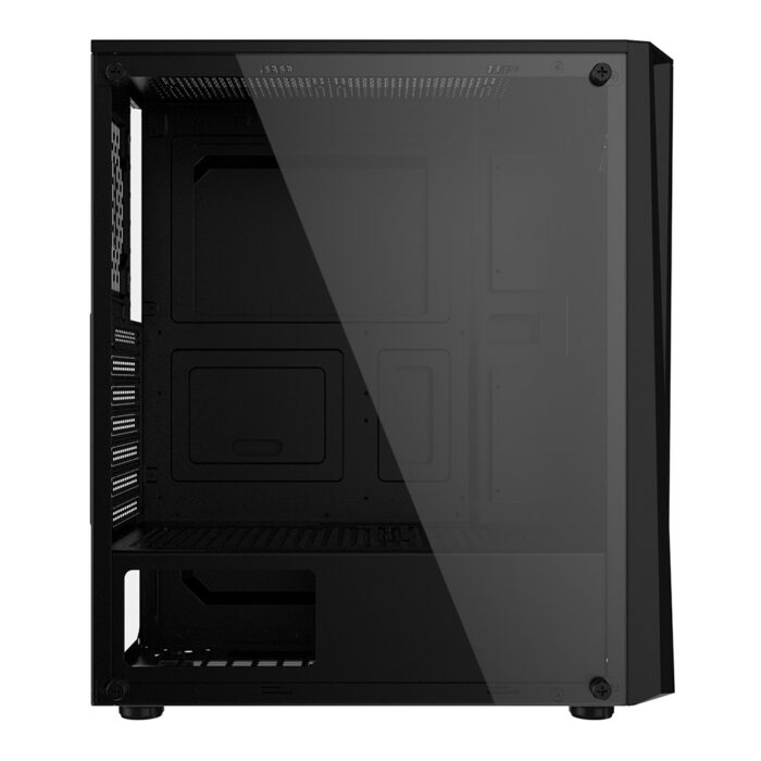 Gabinete Gamer Vinik Indux, Preto, Lateral Vidro 04