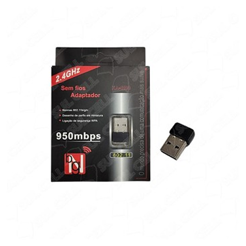 ADAPTADOR NANO WIFI 2.4GHZ, KAPBOM, KP-1100 01