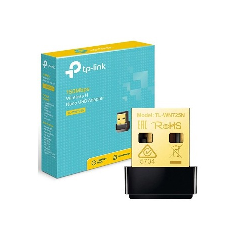 ADAPTADOR USB WIFI 150MBPS, 2.4GHZ, TP-LINK (TL-WN725N)