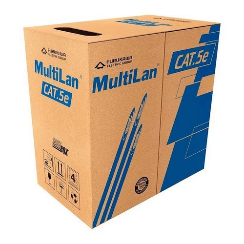 CAIXA CABO DE REDE 305M, CAT5E, UTP, FURUKAWA, MULTILAN 01