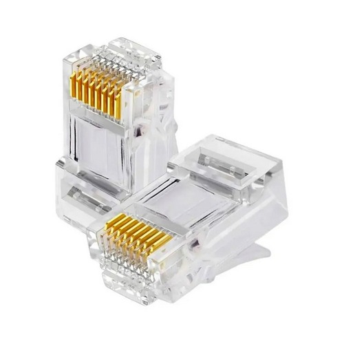 CONECTOR RJ45 CAT5E, CAT6 – PACOTE 20 UN – AI1012