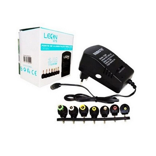 FONTE UNIVERSAL 30W, 12V, 3A, LEON-419