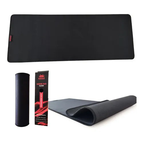 MOUSE PAD GAMER GRANDE, 80x30cm, KP-S08 - PRETO