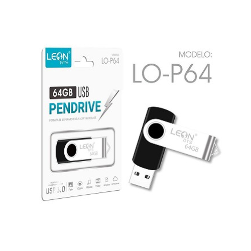 PEN DRIVE 64GB LEON - LO-P64