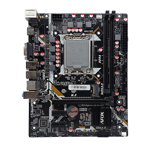 PLACA MÃE H610 LGA1700, DDR4, (12-13TH) - AFOX