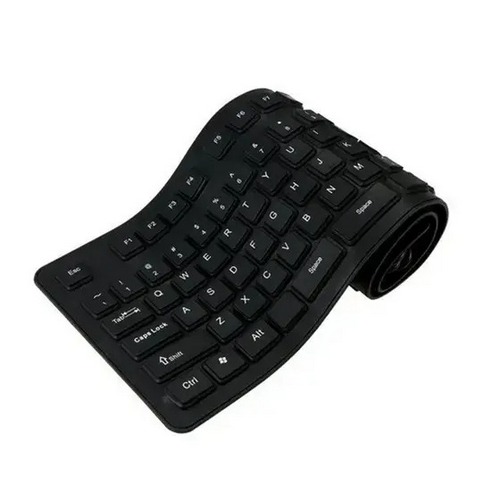 TECLADO FLEXIVEL DE SILICONE DOBRAVEL USB DK-14 01