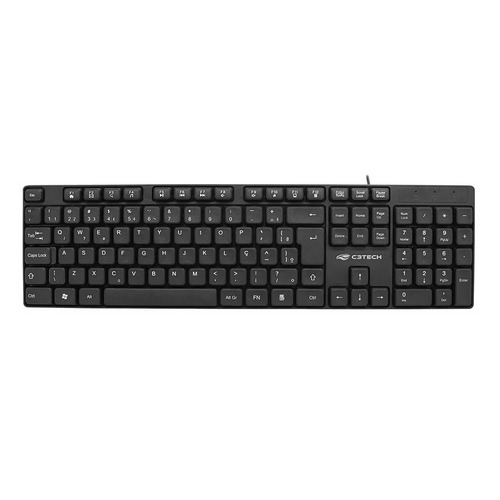 TECLADO USB MULT KB-M10BK PRETO C3TECH 01