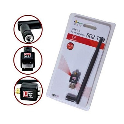 ADAPTADOR 2.4GHZ WIFI ANTENA