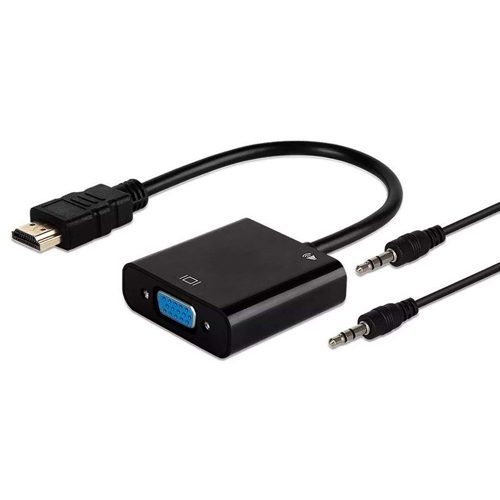 ADAPTADOR HDMI P/ VGA+AUDIO, HDV-1024