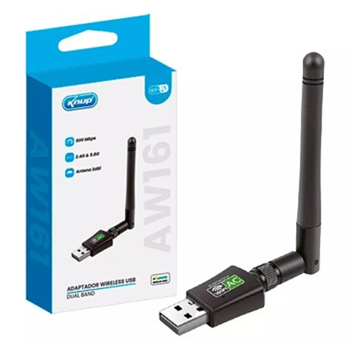 ADAPTADOR NANO WIFI 5G, 2 ANT, WIFI6-1300M