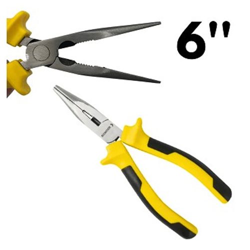 ALICATE DE BICO CURVO 162X69MM, BOMVINK, BOM-1608