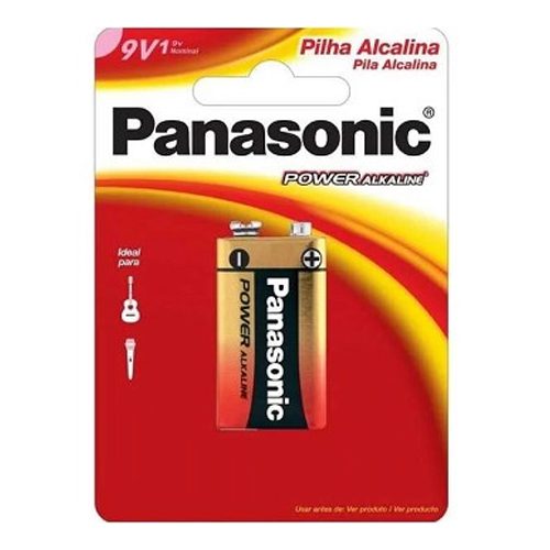 BATERIA ALCALINA 9V, PANASONIC