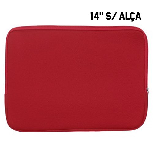 CAPA NOTE 14" S/ALÇA VERMELHO