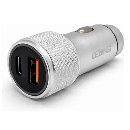 CARREGADOR VEICULAR 48W, PD, LELONG, LE-537