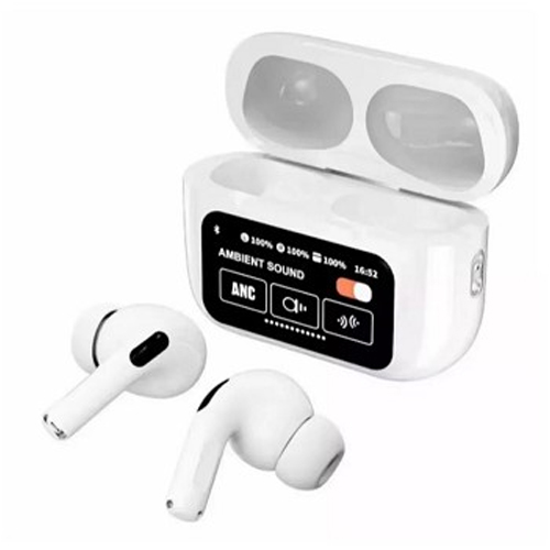 FONE BLUETOOTH AIRPODS, COM VISOR, COM BORRACHA, 1ª LINHA