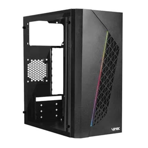 GABINETE GAMER BEAM, LED FRONTAL, SEM FAN, VINIK, GGBACBK