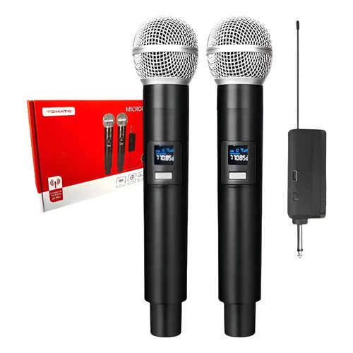 MICROFONE PROFISSIONAL C/FIO OU S/FIO TOMATE MT-1202
