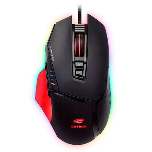 MOUSE GAMER USB, 12000DPI, OSPREY, C3T, MG-800BK
