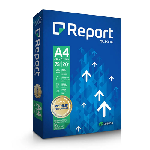 PAPEL A4 REPORT PREMIUM 75G, 500FLS