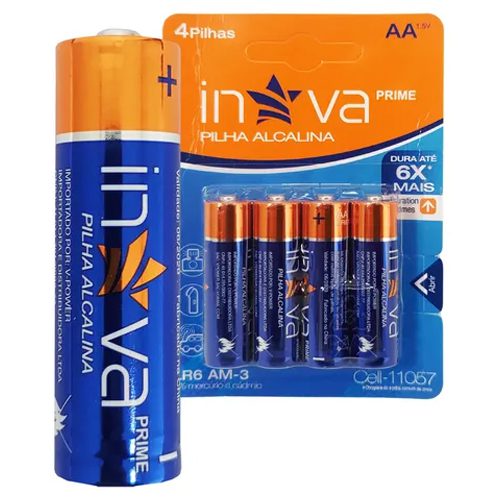 PILHA AA INOVA (4 UND)